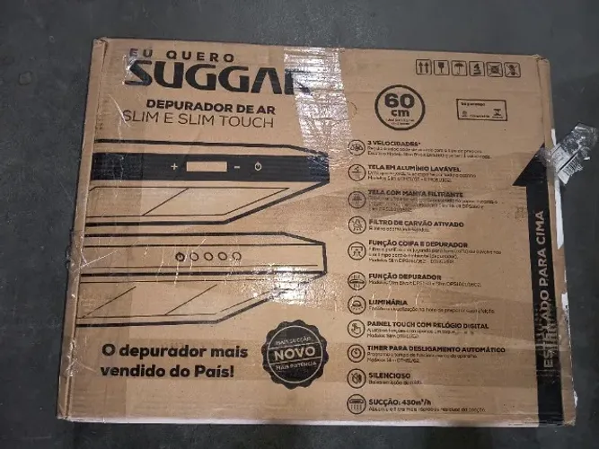 Depurador de Ar Slim e Slim Touca Suggar 60cm 127v