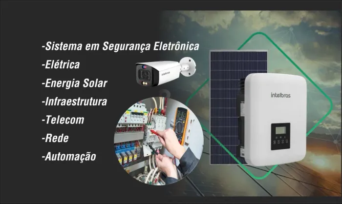 Técnico Eletricista instalação e manutenção.