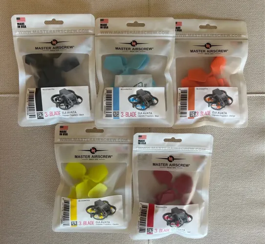 Hélices Master Airscrew para Drone DJI Avata 1 e Avata 2