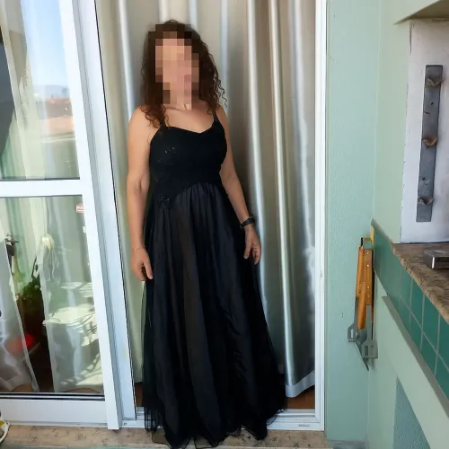 Vestido longo de festa