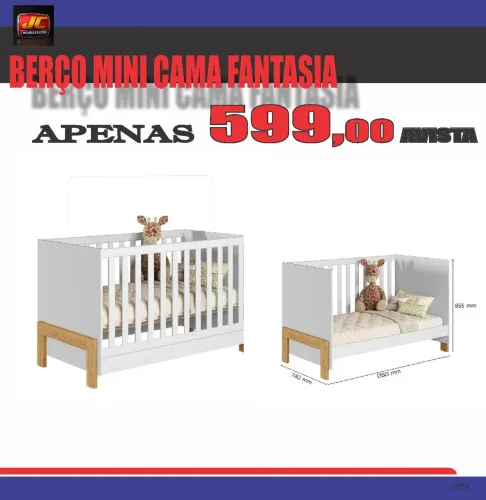 Berço Mini cama Fantasia 