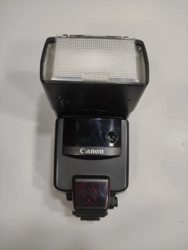 Flash Canon Speedlite 540ez Para Câmeras Analógicas Eos Eh5 Preto (Usado)
