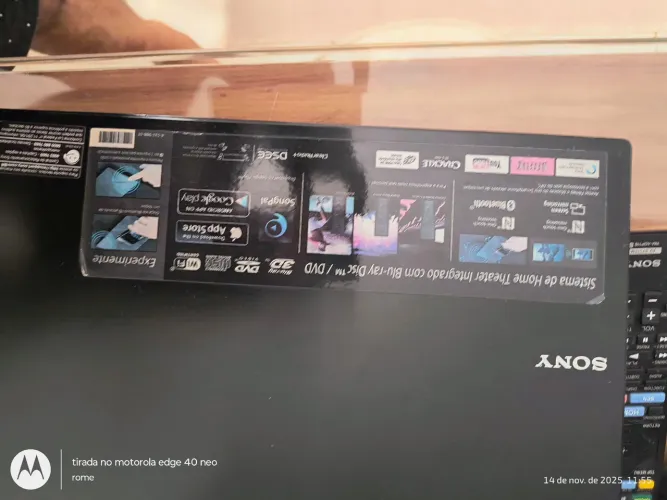 Som Sony home theater Blu Ray 