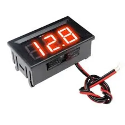 Mini Voltimetro Digital 12v e 24v Som Automototivo 2 Fios Remote 