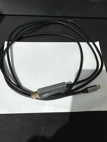 Cabo Adaptador 1.8m Usb C Para Displayport Macho 4k 120hz