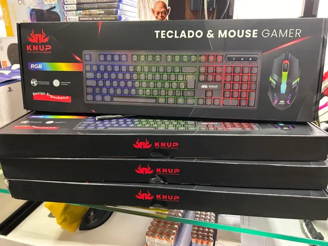 Kit Teclado + Mouse GAMER Knup!