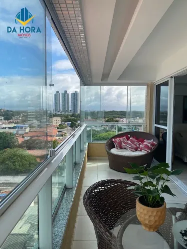 Flat de 2 quartos com vista incrível em Ponta Negra 