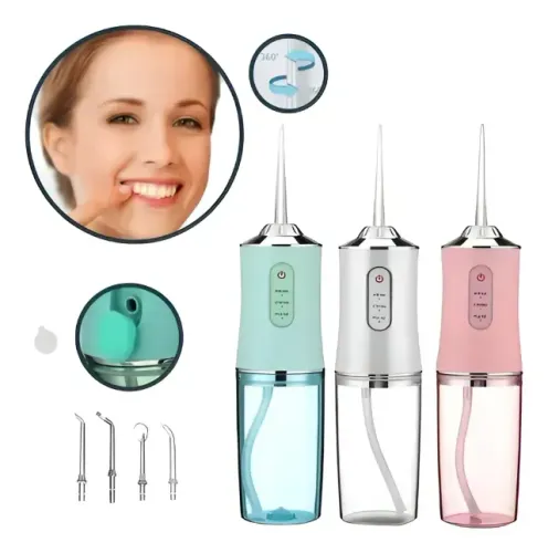 Irrigador Dental Profissional Recarregável IPX7 Oral 200ml Oásis