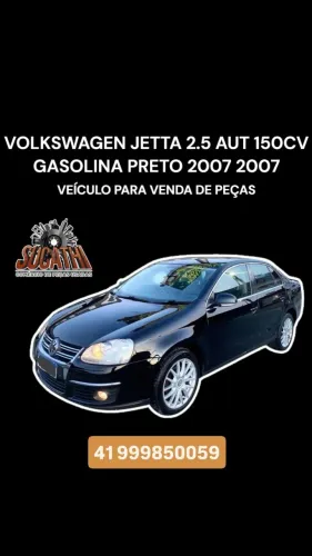 Volkswagen Jetta 2.5 Aut 150Cv Gasolina Preto 2007 2007