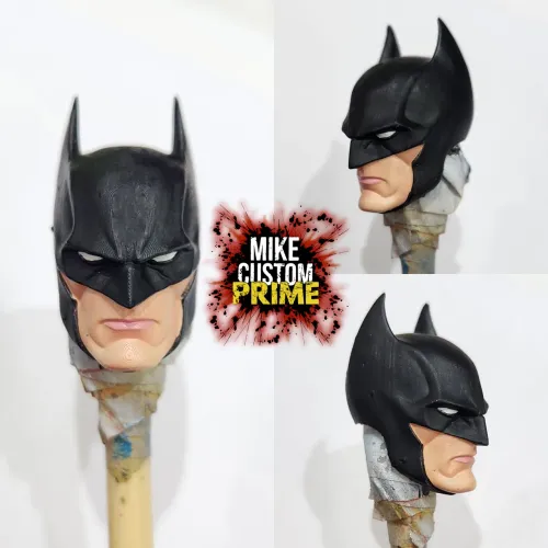 Kit com 4 head custom Batman padrão mcfarlane toys 