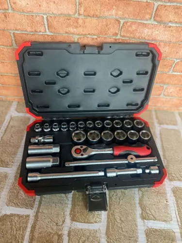 Gedore Red - Jogo de Soquetes 3/8" com 26 Peças (6-24 mm)!
