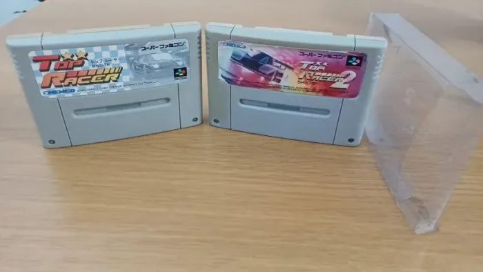 2 jogos usado - TOP RACER 1 e 2 - ORIGINAIS - SUPER FAMICOM - LEIA O ANÚNCIO
