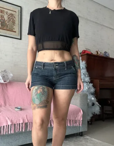 Mini micro shorts jeans guess importado 38