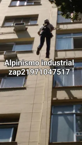 Alpinismo industrial cadeirinha balancim