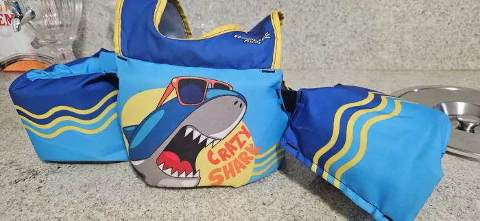 Colete Salva Vidas Infantil - Crazy Shark