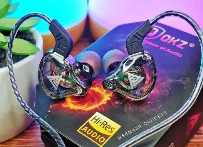 Fone Gamer QKZ AK6 Intra Auricular com Microfone e Grave Forte
