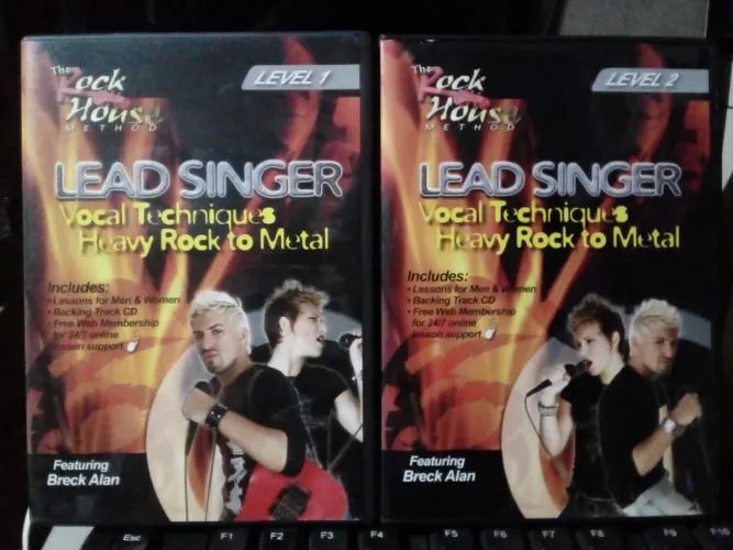 LEAD SINGER 2006 VÍDEOAULAS de técnicas vocais, especialmente voltadas para o Rock & Heavy
