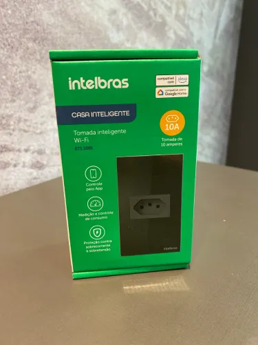 Tomada Inteligente Wi-Fi ETS 1001 Preto Intelbras