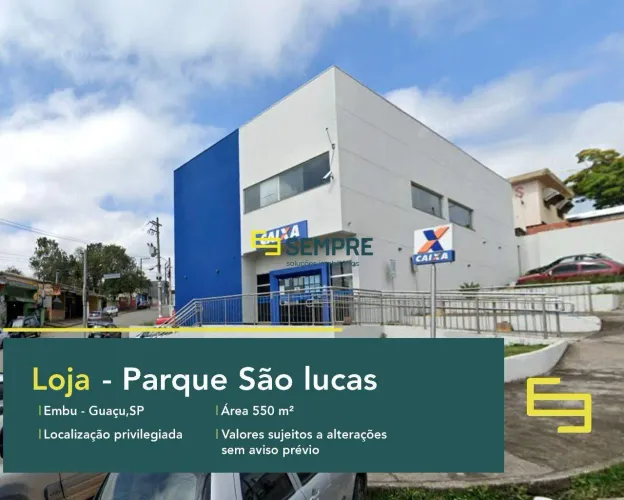 Loja para locação em São Paulo, no Parque São Lucas