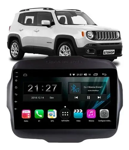 Multimídia 9 Polegadas Jeep Renegade
