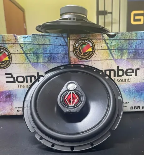 ar Alto Falantes 6 Pol Triaxial Bomber BBR Top 120w Rms 4 Ohms