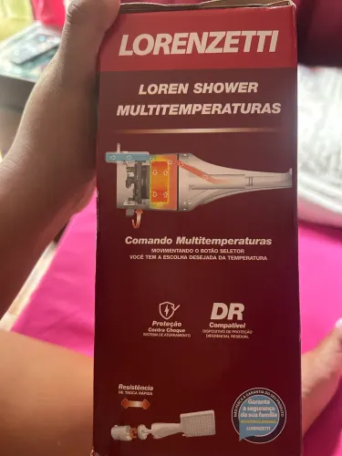 Chuveiro Lorenzetti novo nunca usado