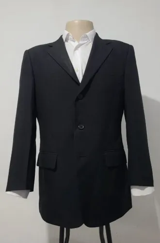 Blazer Social Preto Nº 48, bonito, elegante, confortável, sofisticado, atual.