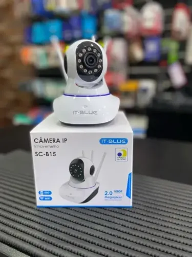 Câmera de Segurança com 3 antenas IP Infravermelho