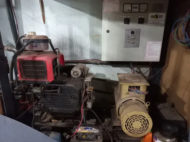 Gerador 12,5 kva diesel com painel