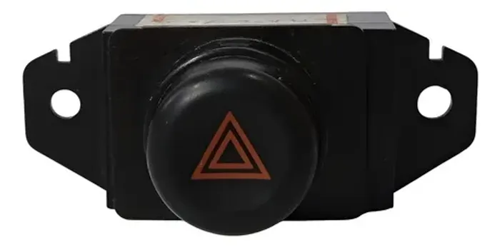 Botão Pista Alerta Lancer 1993 - Preto