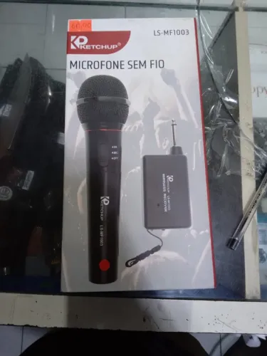 Microfone sem fio- 60,00