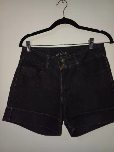 Shorts jeans escuro feminino Equus, tam.40.
