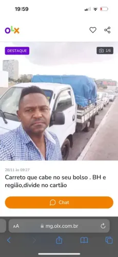 Carreto BH e região , carreto que cabe no seu bolso. Compro e vendo móveis, novos usados 