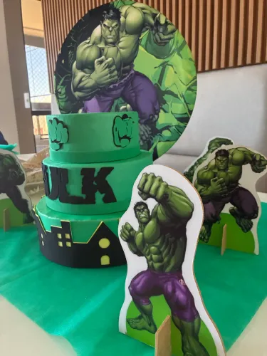 Kit festa tema do Hulk