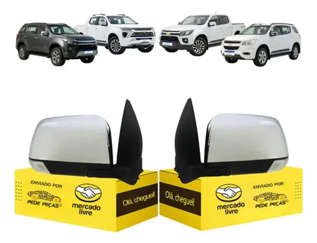Par Retrovisor S10 Trailblazer 2012 A 20 21 22 23 24 25 2026