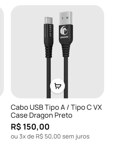 Cabo USB C