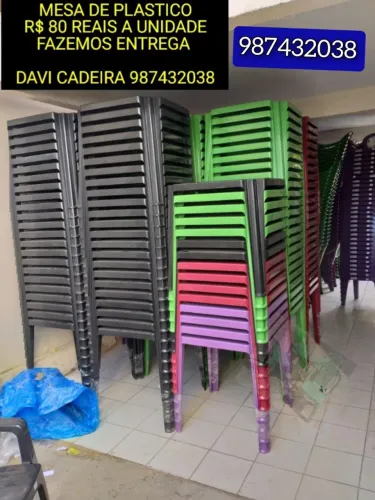 MESA DE PLASTICO EM O OFERTA