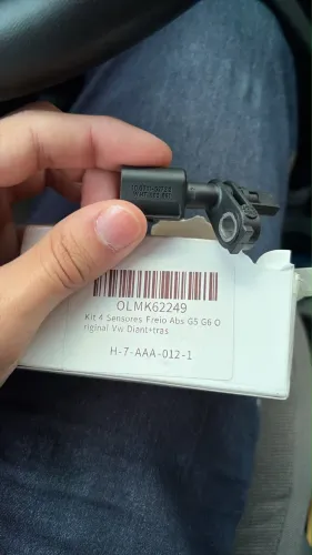 Kit 4 sensores freio ABS G5,G6 ORIGINAL VW dianteiro + traseiro