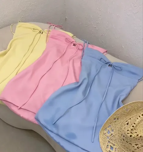 Vestido azul bb, tamanho P