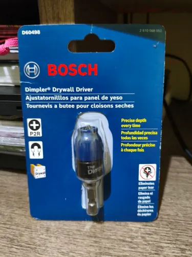 Adaptador para parafuso BOSCH D60498 Drywall Dimpler®, Phillips nº 2