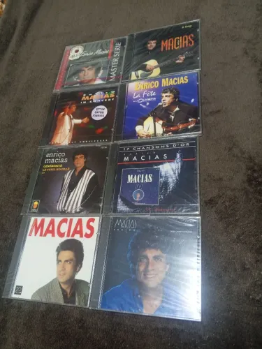 *Enrico Macias *8Cds Importadospara colecionadores. Novos e lacrados.