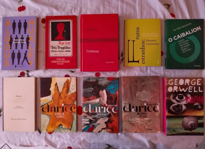 Livros de Literatura novos, ler descrição. Clarice Lispector, Racine, Ovídio, George Orwel