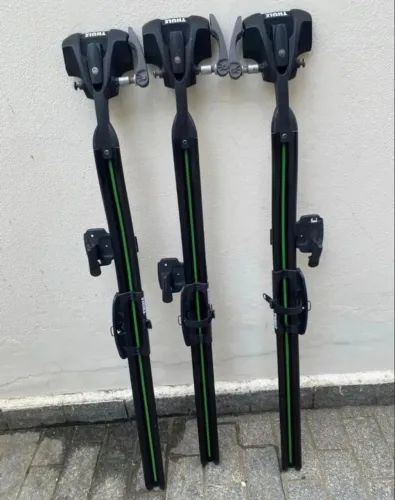 Rack transbike Thulle 561 completo 3 peças  chave original 