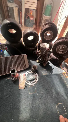 Kart pneu carburado rodas