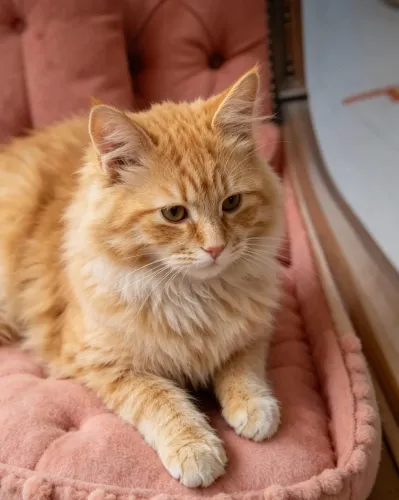 Gata Maine coon