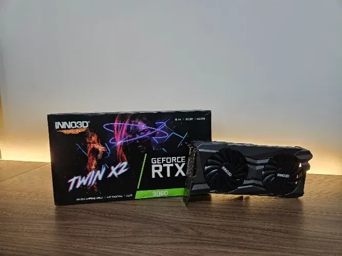 Placa de vídeo RTX 3060 INNO3D Twin X2 12GB - Usada em Excelente Estado!