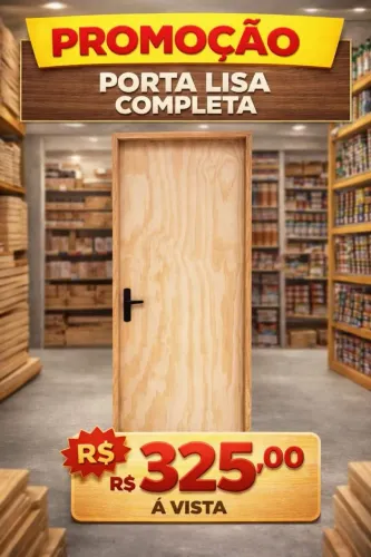 Porta lisa completa já montada 325,00