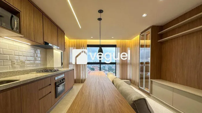 Apartamento mobiliado de 66m² com 2 suítes para alugar no bairro Nova Campinas, Campinas/S