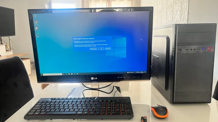Computador completo Intel i3 + Monitor LG 25? Full HD + Windows 10 Pro SSD + HD 500