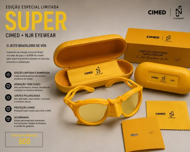 NJR Eyewear SUPER Hero | Edição Especial Limitada | Nº 505